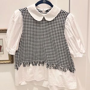 Zara Baby Doll Top